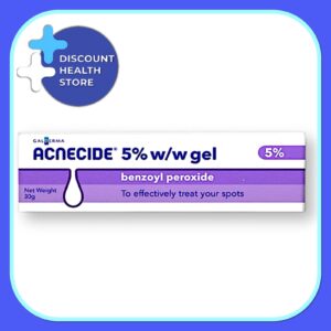 Acnecide 5% Gel Benzoyl Peroxide - Treatments Acne, Blemishes, Spots - 30g