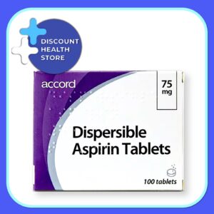 Brand May Vary • Specially designed for people on a regimen of Aspirin or as directed by a Doctor • Aspirin low dose delayed release tablet compared to the active ingredients • Can help prevent further heart attacks and strokes in patients with previous history of these conditions. • Can also be used after bypass surgery, you should speak to your doctor before commencing therapy as they will be able to advise you if this medicine is appropriate for your condition. Dosage: • Unless otherwise directed by the doctor • Adults, the elderly and children over 16 years: The usual dose for long term use is 1 or 2 tablets once daily. In some circumstances a doctor may advise a higher dose of up to 4 tablets daily. Warnings: • Do not give to children aged under 16 years, unless on the advise of the doctor • If symptoms persist consult your doctor • Swallow the tablet whole – Do not chew • Do not take indigestion remedies at the same time as you take this medicine • Do not exceed the stated dose • Keep all the medicines out of the reach and sight of the children • Do not take this product if you are allergic to any of the ingredients • Patients with asthma or sensitivity to Aspirin should not take this product without consulting a doctor • Medicines should not be taken in pregnancy and when breast-feeding without consulting a doctor • Please read the enclosed leaflet for further information before use • For Oral use 