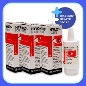 3 x Hylo Forte Eye Drops 10ml - For Management of Dry Eye Conditions