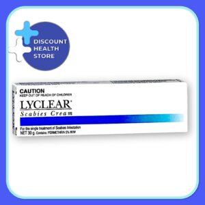 LYCLEAR DERMAL CREAM 30G - Premthrin 5% - Scabies & Crab Lice Treatment