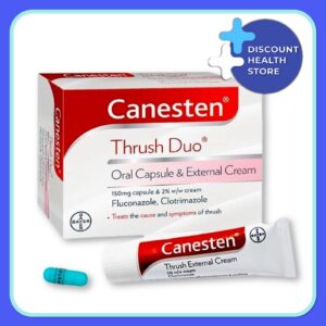 Canesten Thrush Duo 150mg - Oral Capsule & Cream w/w